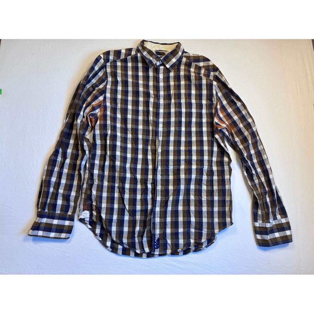 Canterbury of New Zealand Men's M Plaid Long Sleeve Button-Up Shirt